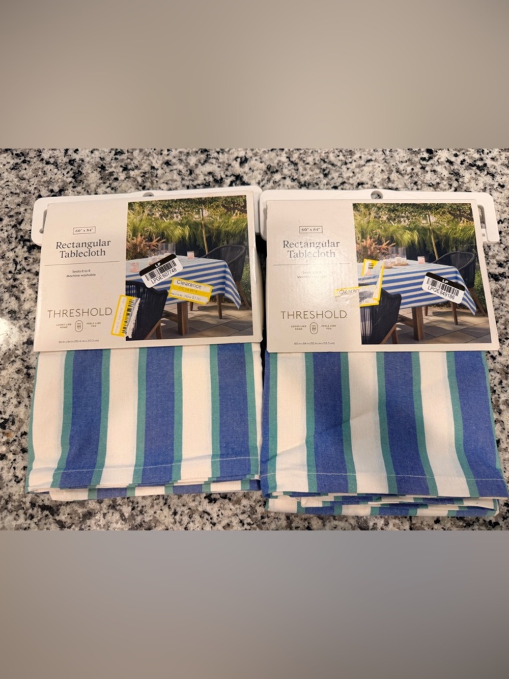 2 NWT Threshold Tablecloths